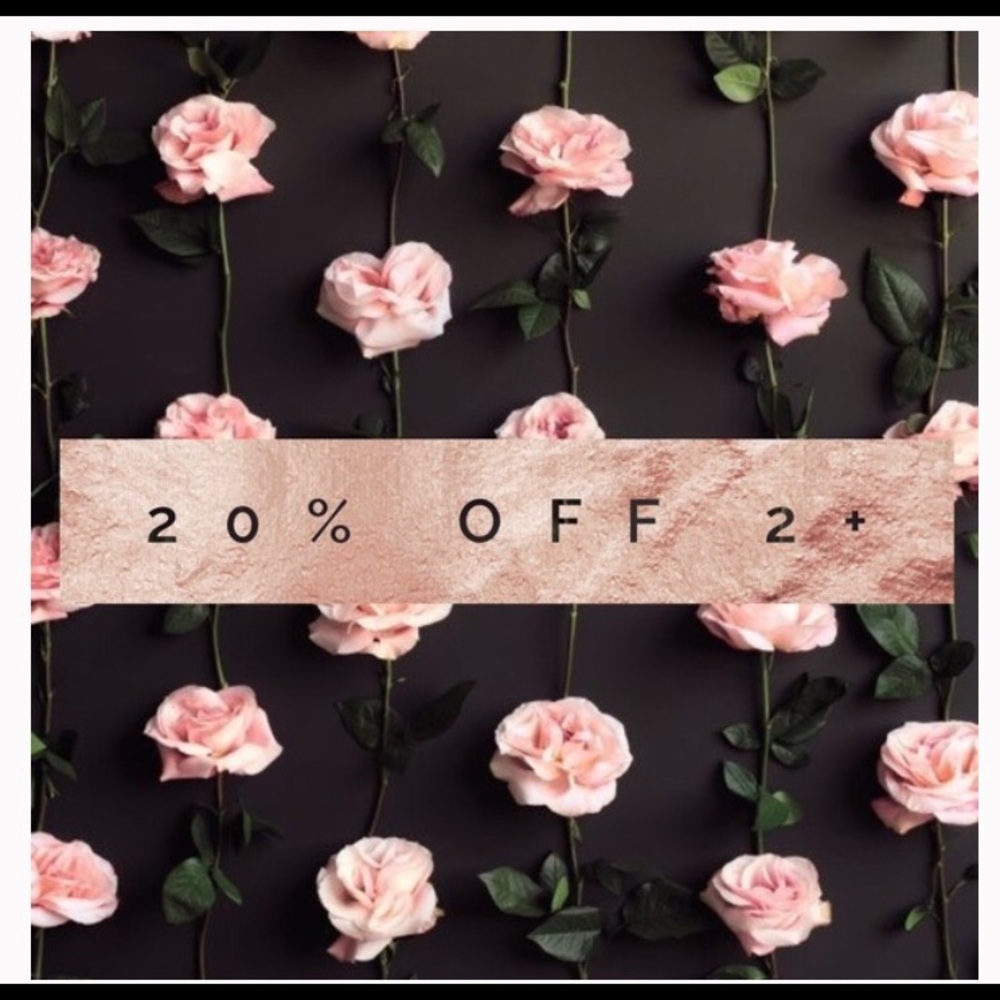 20% OFF Bundles of two or more items today only!!!